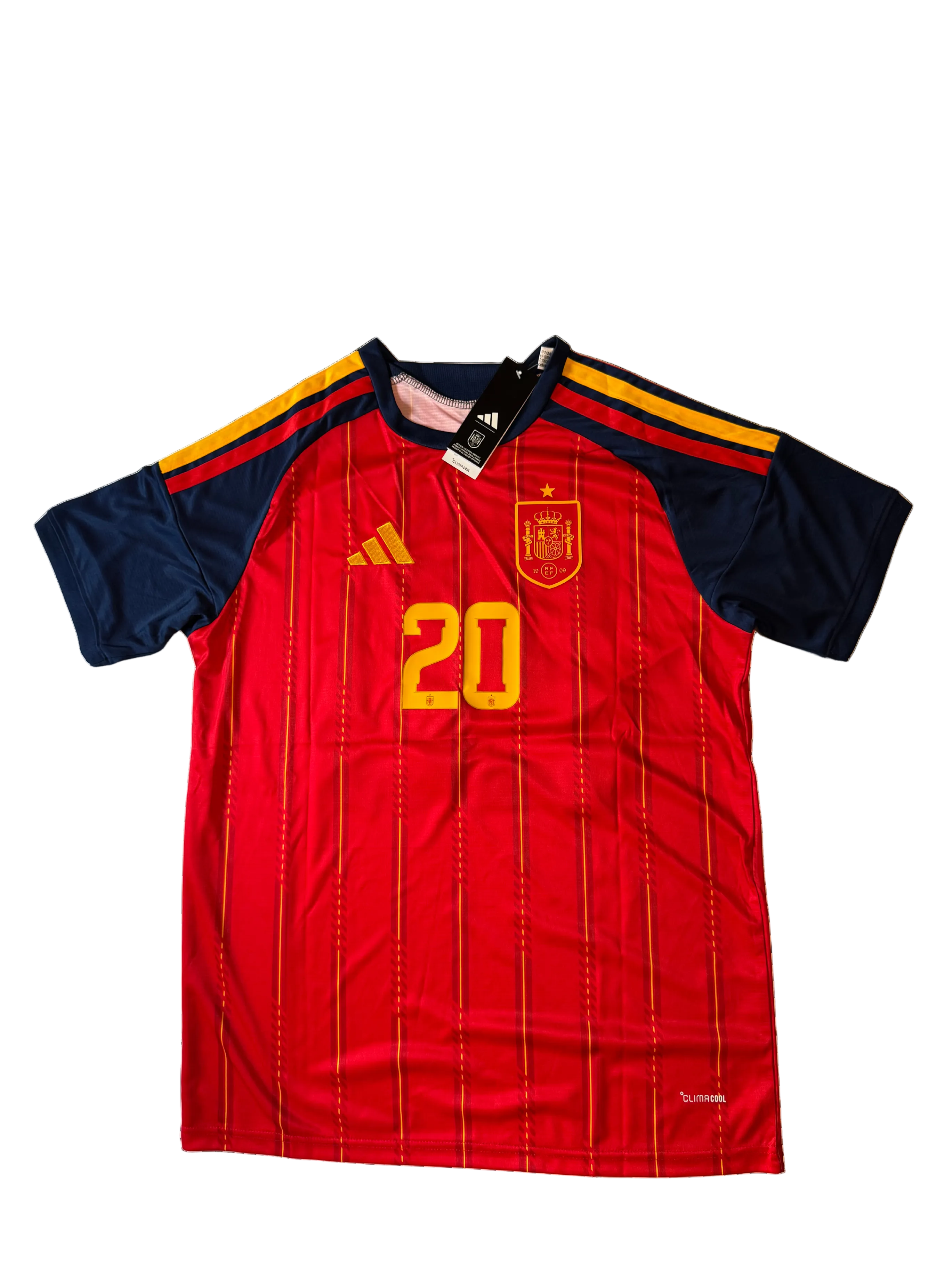 Pedri #20 España home kit